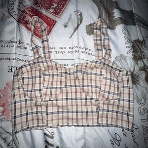 Cute Crop Top size MEDIUM with a Zipper on the back